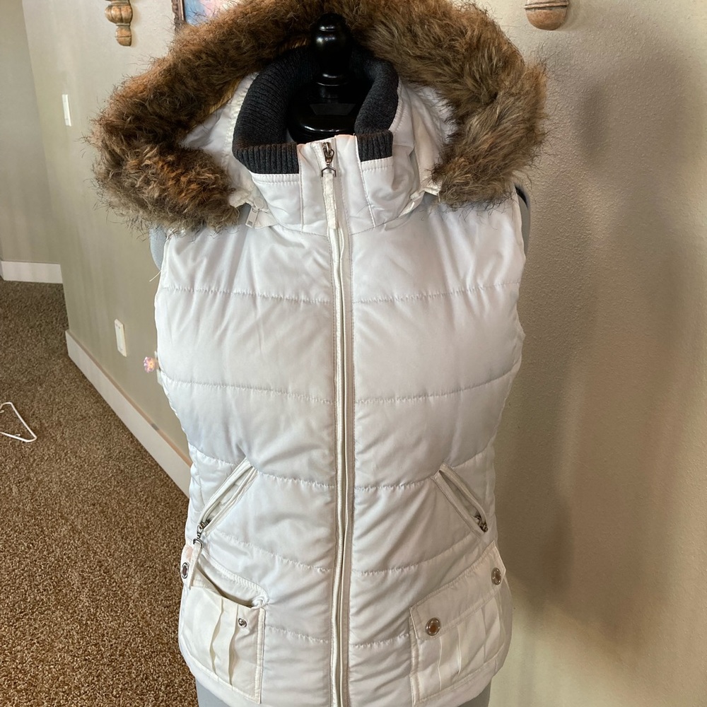 Coldwater Creek Hooded Vest